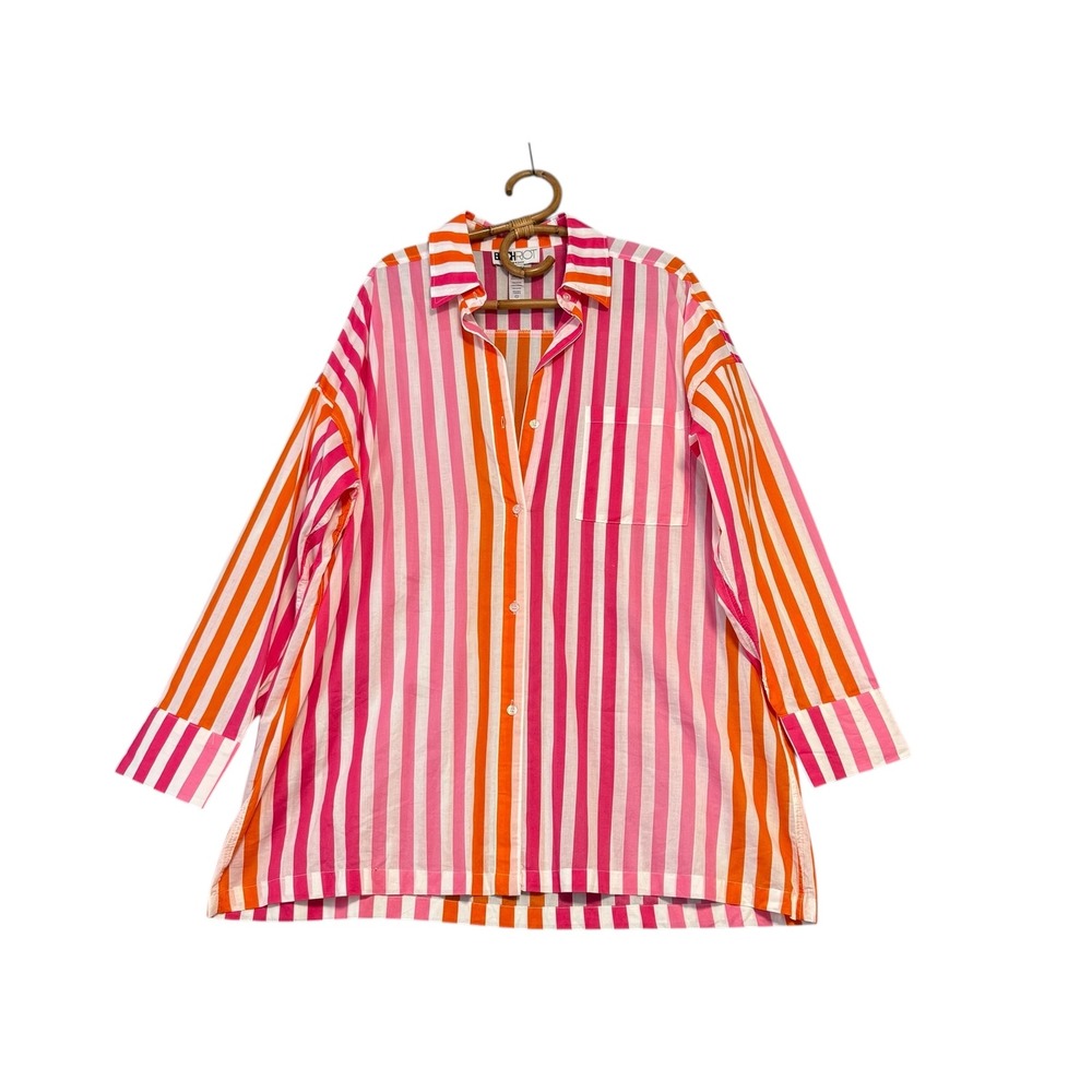 Beach Riot | Alexa Top Sunset Stripe 100% Cotton Size L Petite